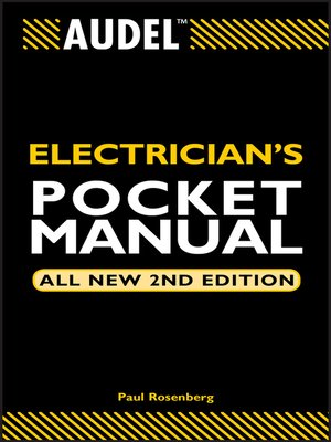 cover image of Audel Electrician's Pocket Manual